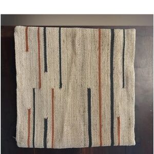 West Elm Jute Pillow Cover NWOT